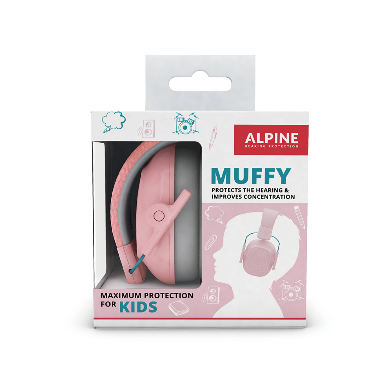 最大88％オフ！ ALPINE アルパイン MUFFY KIDS PIK 子供用 高機能イヤーマフ 遮音 耳当て