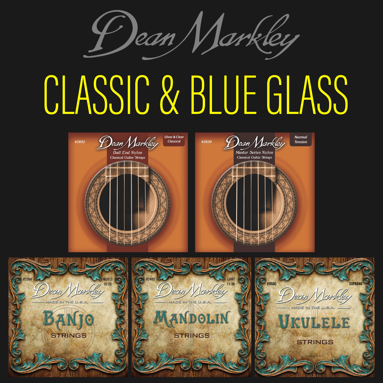 Dean (ディーン) Markley アコースティックギター 弦 Helix Acoustic CL 12-53 2082  パック